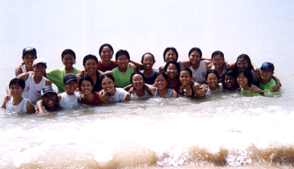 The Ladies Team at East Coast Beach