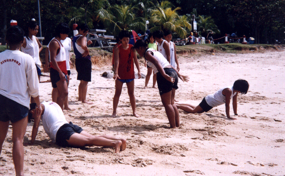 The Ladies Team at East Coast Beach