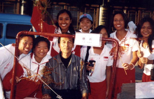 At the China Tianjin International Dragon Boat Race
