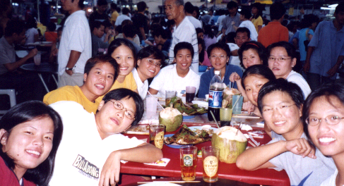 Having a gathering after the training :)